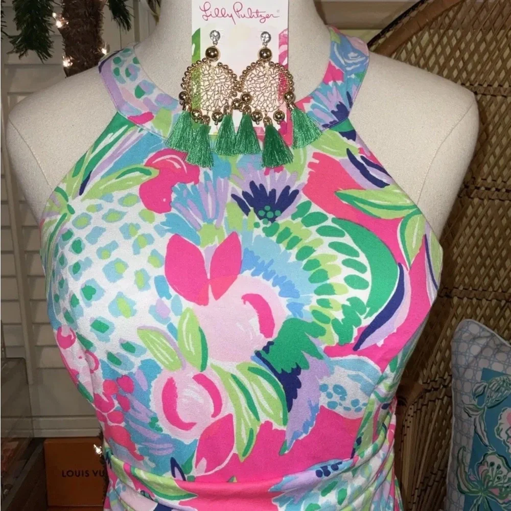 Lilly Pulitzer NWT Tallulah Maxi Dress Raise the Bar $198 Size XXS - Picture 4 of 11